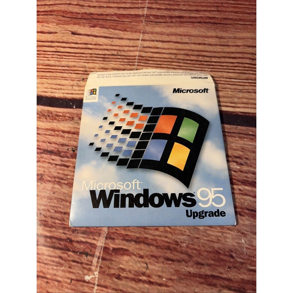 Microsoft Windows 95 Upgrade Disc CD W/ Product Key - Picture 2 of 5